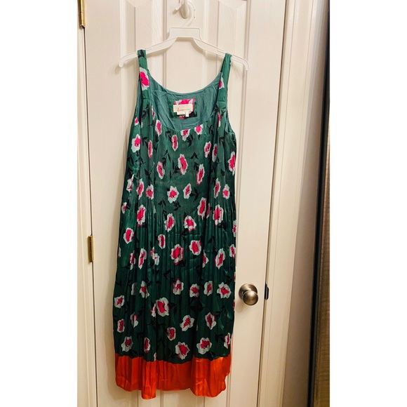 Anthropologie Mireille Floral Pleated Dress - Picture 3 of 4